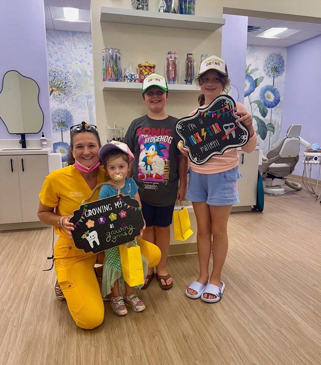 children's dental procedures for all kids in Newnan GA from Growing Grins Pediatric Dentistry